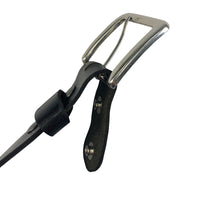 1.5"(38mm) Black Full Grain Leather Belt Handmade in Canada by Zelikovitz Size 26-46