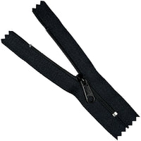 YKK #3C Nylon Coil Pre-Made Zipper Open - Black - 4.25inch