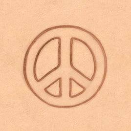 3-D Leathercraft Stamp Peace Symbol 8570-00