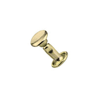 Solid Brass Double Cap Rivets, 100/pk