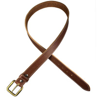 1.5"(38mm) Brown Latigo Leather Belt Handmade in Canada by Zelikovitz