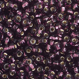 6/0 S/L Amethyst Glass Seed Beads 40 Grams