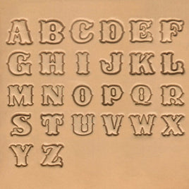 8132-00 Standard Uppercase Alphabet Stamp 27 Pcs Set, 26mm (1")