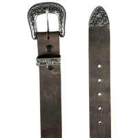 1.5" (38mm) Crazy Horse Western Style Leather Belt Handmade in Canada by Zelikovitz Size 26 to 60