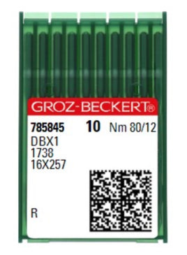 16x257 Industrial Sewing Machine Needles Groz-Beckert Size  80/12  10-Pack