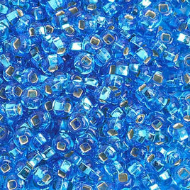 6/0 S/L Light Blue Glass Seed Beads 40 Grams