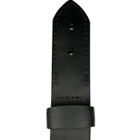 1.5"(38mm) Black Solid Buffalo Leather Mechanic's Belt Handmade in Canada by Zelikovitz