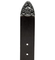 1.5" (38mm) Brown Western Style Leather Belt Handmade in Canada by Zelikovitz Size 26 - 60