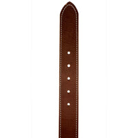1.5"(38mm) Brown Latigo Leather Belt Handmade in Canada by Zelikovitz