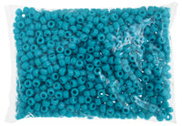 Plastic Crow Beads Turquoise Opaque 9mm 1000 Pack