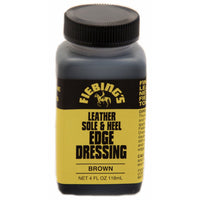 Fiebings Sole And Heel Edge Dressing 4 Ounce Bottle - Black and Brown