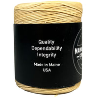.020" Beige Braided Waxed Cord