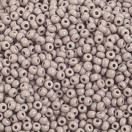 Image of 65001060 - 10/0 Op. Grey Czech Seed Beads 40 grams