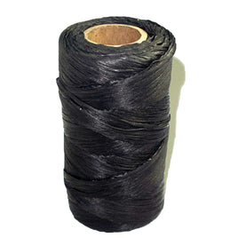 Imitation Sinew Black Artificial Deer 3 Ply 4 oz Craft and Beading Thread