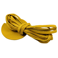 3mm (1/8") Deer Tan Goat Lace Gold