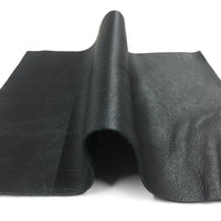 Pre-Cut Cowhide Leather Project Piece 8.5" x 11" Garment Weight Black 2 oz