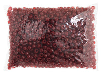 Plastic Crow Beads Burgundy Opaque 9mm 1000 Pack