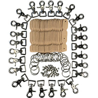 Leather Key Chain Kit - 25 Pack