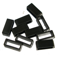 Plastic Loop Stay Belt Keeper Black 5/8" - 10 Packs