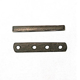 Image of 29801005-021 - Bone Bead Spacer 4 Hole 34mm Black 10 pack