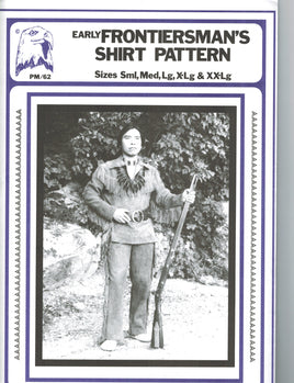 Early Frontiersman Leather Shirt Pattern