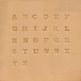 4903-01 Alphabet Stamp 27 Pcs Set 6mm (1/4")