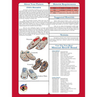 Child's Plains Style Moccasins Pattern
