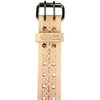 Leather Carpenters Tool Belt - Embossed Celtic