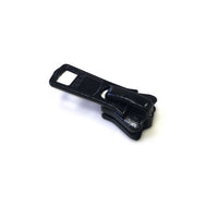 YKK #5 Vislon Short Tab Slider Zipper Pull Hardware Black - 10 Pack