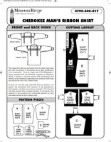 Cherokee Man's Ribbon Pattern