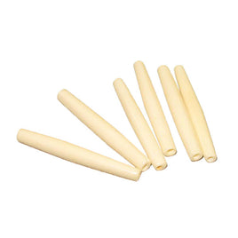 Image of 2206-01 - 50mm 2" Bone Hairpipe Bead Ivory Oval 10 Pack