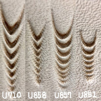 U857 Mule Foot Leather Stamp OKA Japan