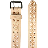 Leather Carpenters Tool Belt - Embossed Celtic