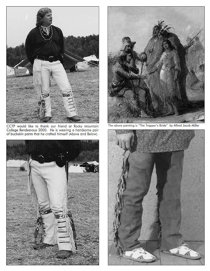 Cowboy Fringe Pants  American Native Brown Suede Pant