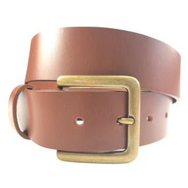 1.5"(38mm) Brown Bridle Leather Belt Handmade in Canada by Zelikovitz Size 26 - 46