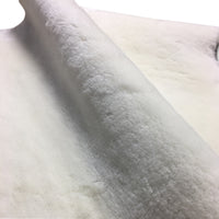 Natural White Shearling Leather Sheepskin Hides Fur Skin Hair On Avg 8.75 Sqft