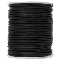 0.5mm Round Leather Cord - 25 Meters - 3 Colors