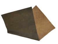 Pre-Cut Aviator Style Cowhide Leather Project Piece 12" x 24" 3oz 1.2mm