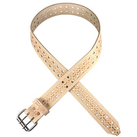 Leather Carpenters Tool Belt - Embossed Celtic