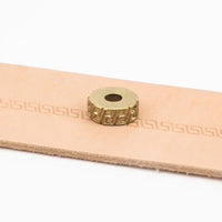 Solid Brass Leather Embossing Wheels
