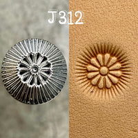 J312 Flower Leather Stamp OKA Japan