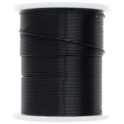 Image of 74701008-05 - Black Copper Beading Wire 24 Yards - 26 Gauge