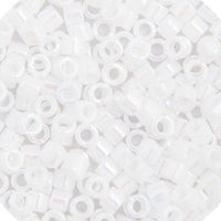 Image of 690DBS0-0202V - Delica 15/0 RD White Pearl  Opaque AB
