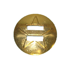 Image of 1351-04 - Star Slotted Concho 1" Solid Brass