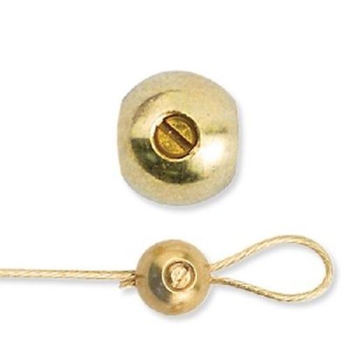 Scrimp Finding Oval 3.5 mm .138 in Silver Plated 10 pc Zelikovitz
