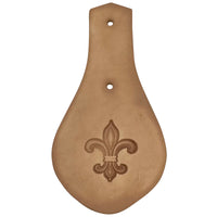 Key Fob Kit 10 Pack - Vegetable Tanned Tooling Leather with Key Ring and Rivet