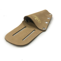 Handmade Genuine Leather Utility Knife & Plier Holder Belt Holster Black Tan