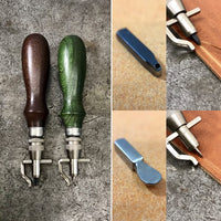 Pro Adjustable Leather Stitching Groover- Oka Japan