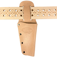 Leather Carpenters Tool Belt - Embossed Celtic