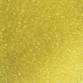 Plastic Crowbeads Translucent Yellow 9mm 1000pk